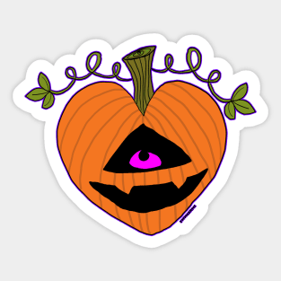 Bibi The Pumpkin Sticker